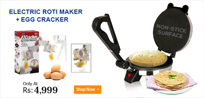 Roti Maker With Egg Cracker